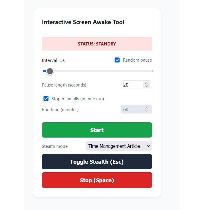 Preview image for the WFH browser utility